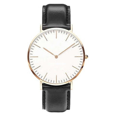 Leather Band Quartz Wrist Watch
