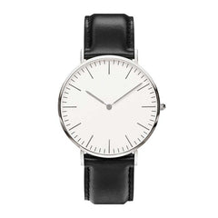 Leather Band Quartz Wrist Watch