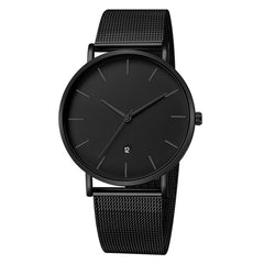 Black Quartz Wrist Watch